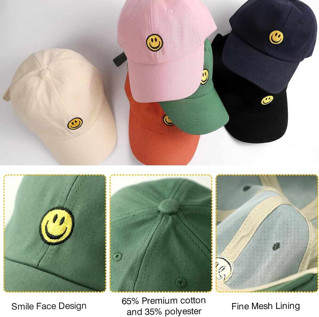 Toddler Hat Smile Face Kids Baseball Cap Adjustable Cute Hat