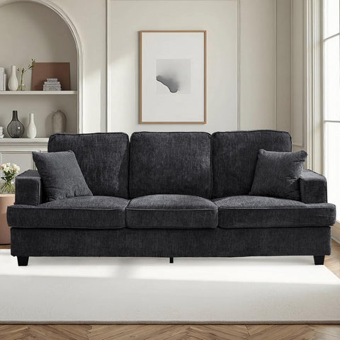 89" Sofa Couch for Living Room, Modern Loveseat Sofa with Extra Comfy Deep Seat