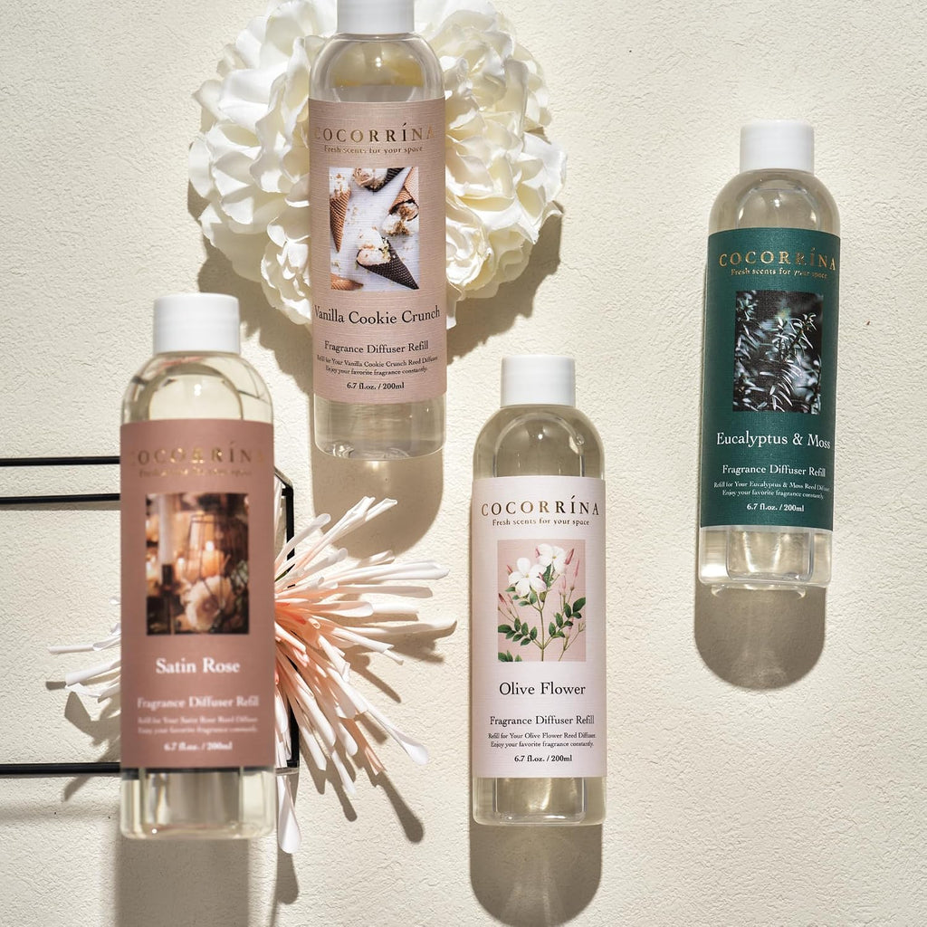 Reed Diffuser Refill - Cashmere Vanilla 6.7 oz / 2 Packs Reed Diffuser Oil Refill - Set of 134