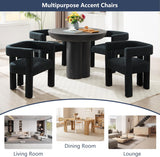 SZLIZCCC Modern Dining Chair Set of 2 / Living Room Chairs, Fabric Armchair