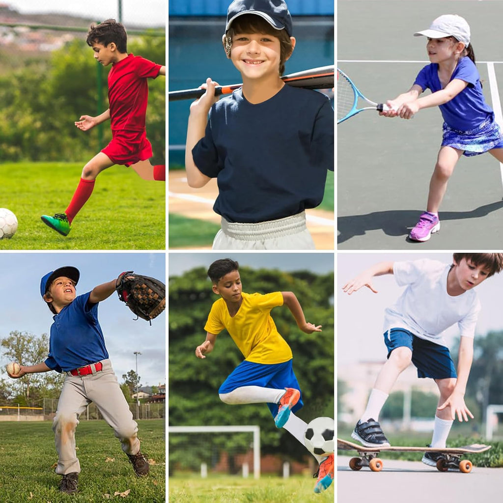 To Youth Neon T Shirt Kids Rash Guard UPF 50+ V-Neck Dry Fit Athletic Short Sleeve Shirts for Boys and Girls