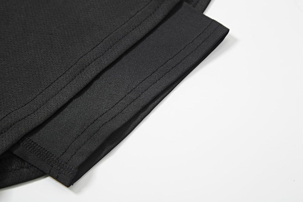 Boys 2 in 1 Athletic Active Shorts Sports Running Quick Dry Breathable Compression Shorts
