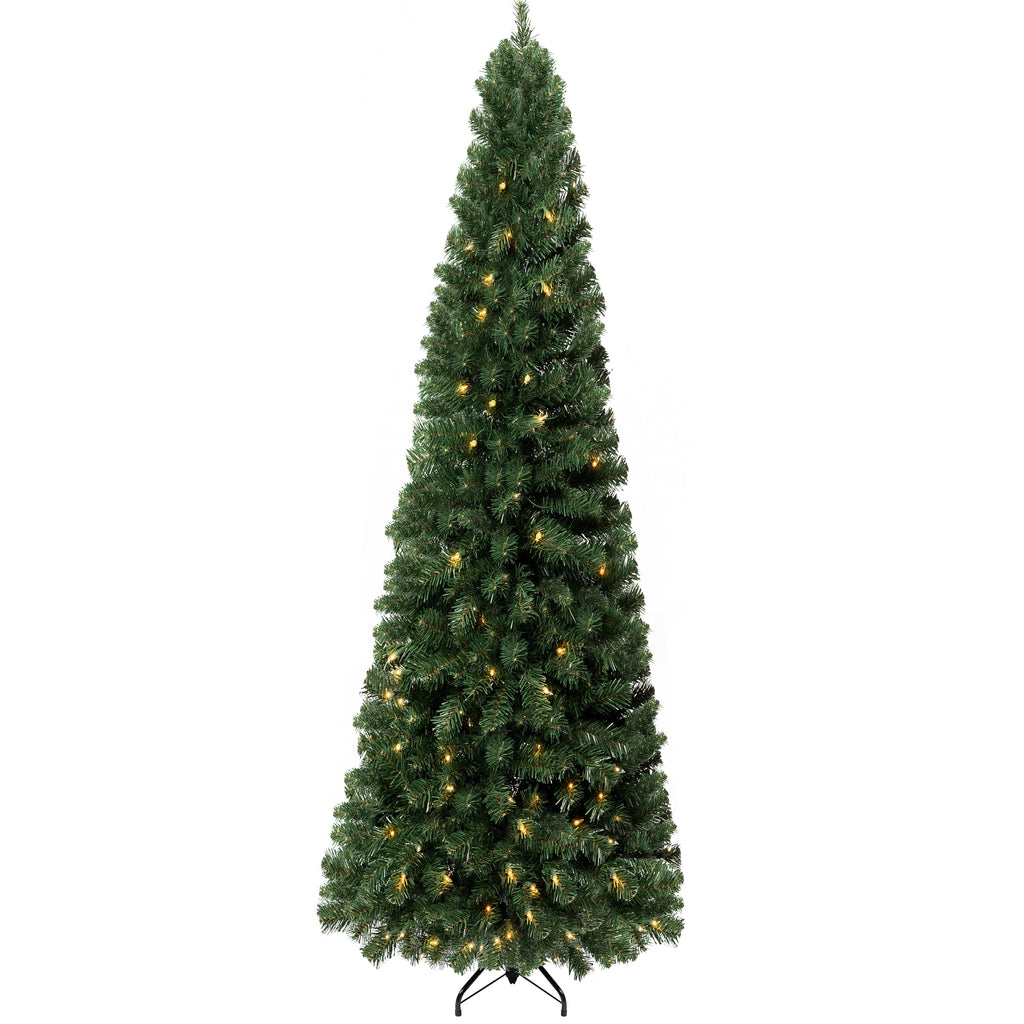 Vienna 7.5ft Pre-Lit Slim Pencil Christmas Tree