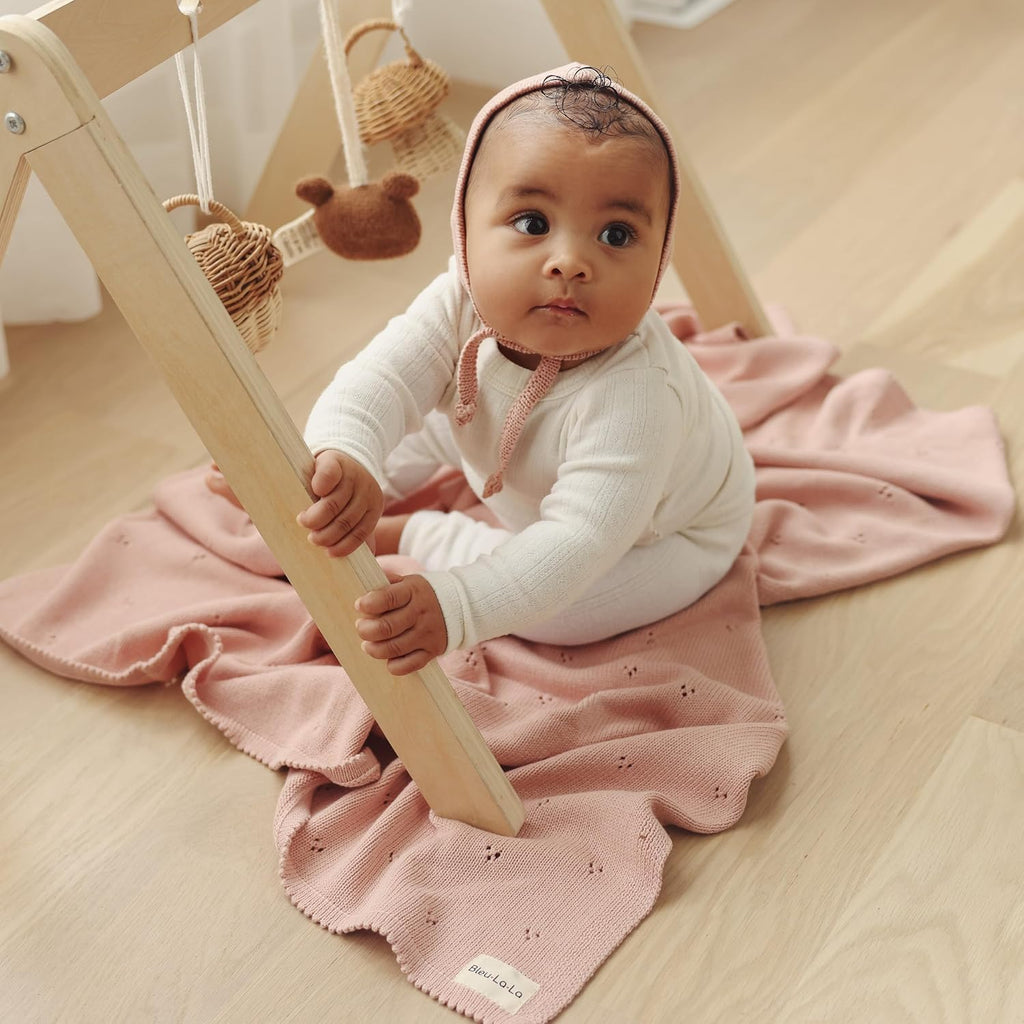 Baby Gift Set - Organic Cotton Newborn Blanket Essentials, Baby Gifts for Girls, Baby Gift Set, Baby Girl Shower