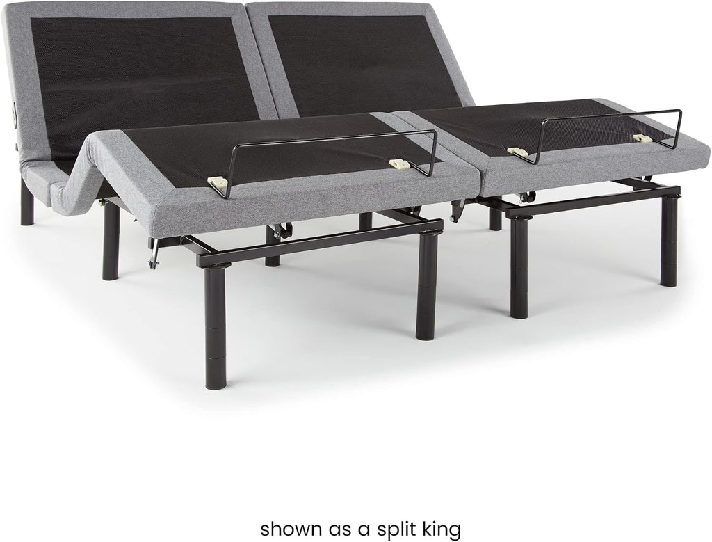 CoreLift + Massage Comfort Lounger, Adjustable Bed Base with Zero Gravity and Anti-Snore, Cal King