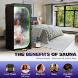Steam Sauna Tent for Home with Transparent Door, Portable Indoor Sauna with Powerful Steam Heating