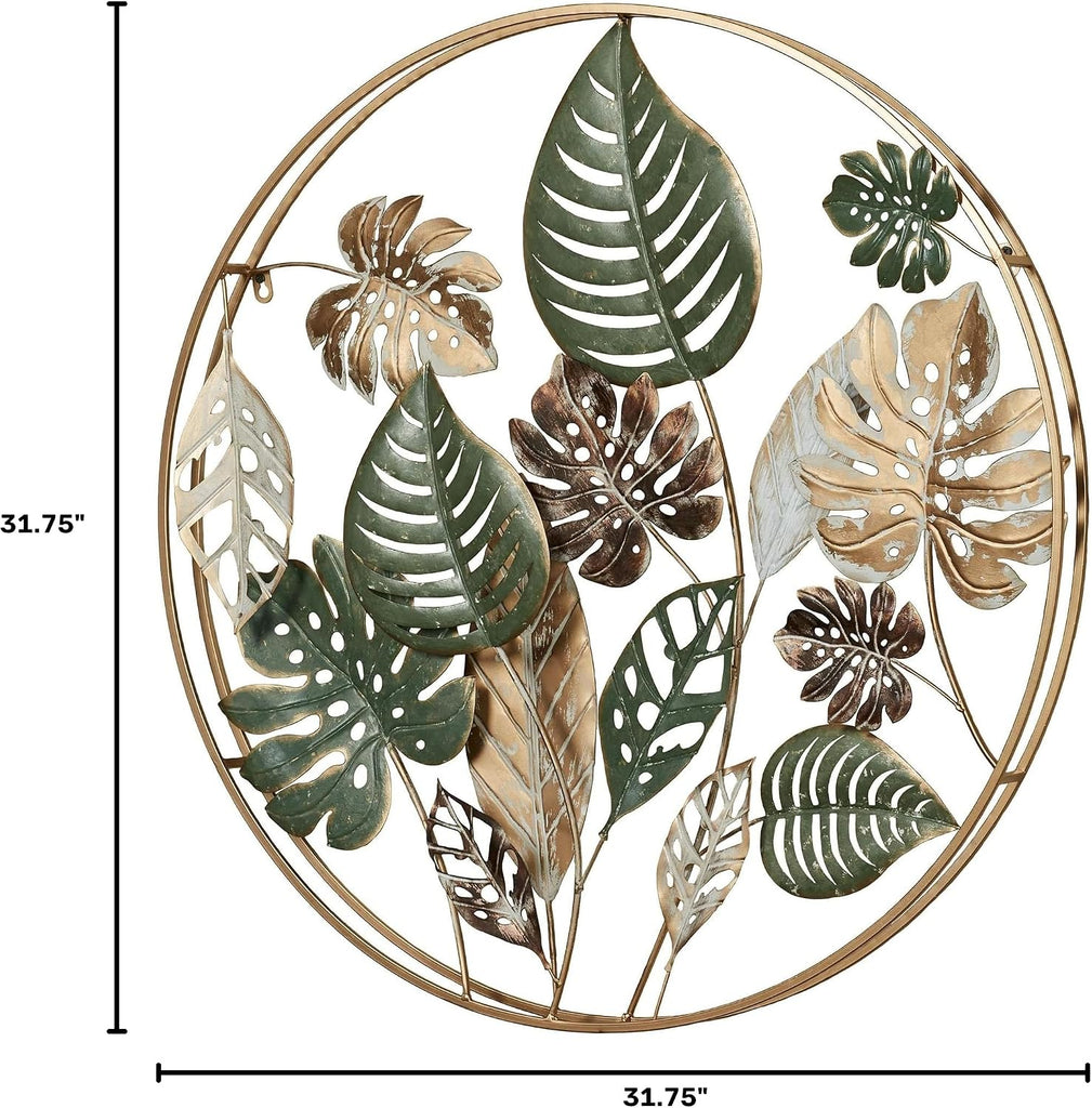 Tropical Impressions Botanical Leaf Wall Sculpture
