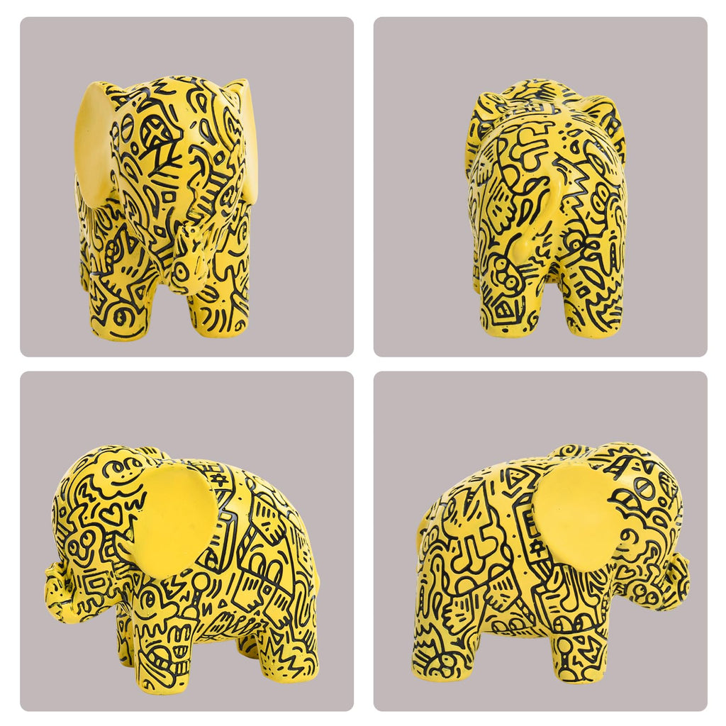 Small Elephant Statue, Elephant Gifts for Women, Good Luck Elephant Decor