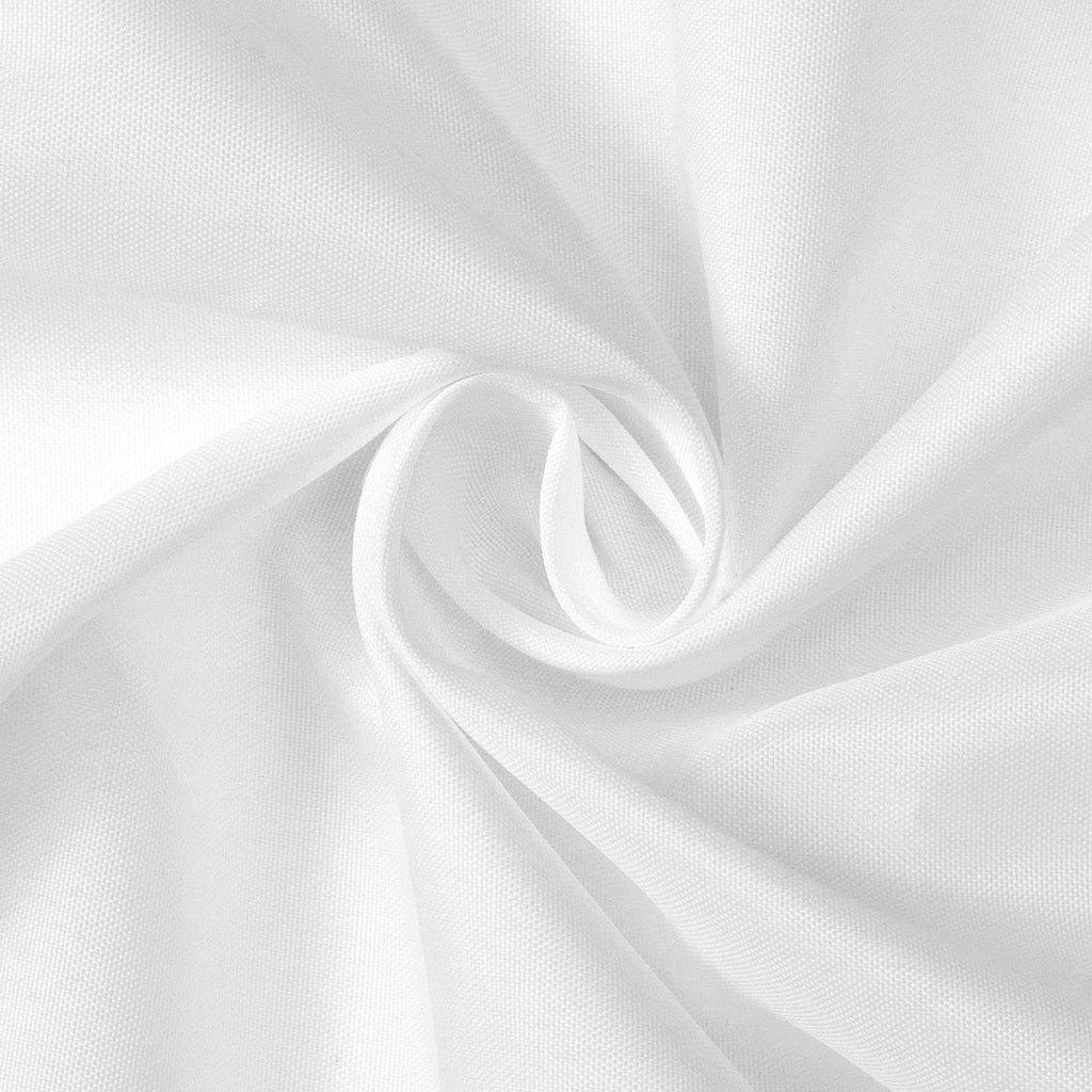 Fabric Shower Curtain Liner Extra Long 72 x 84 Inches, White