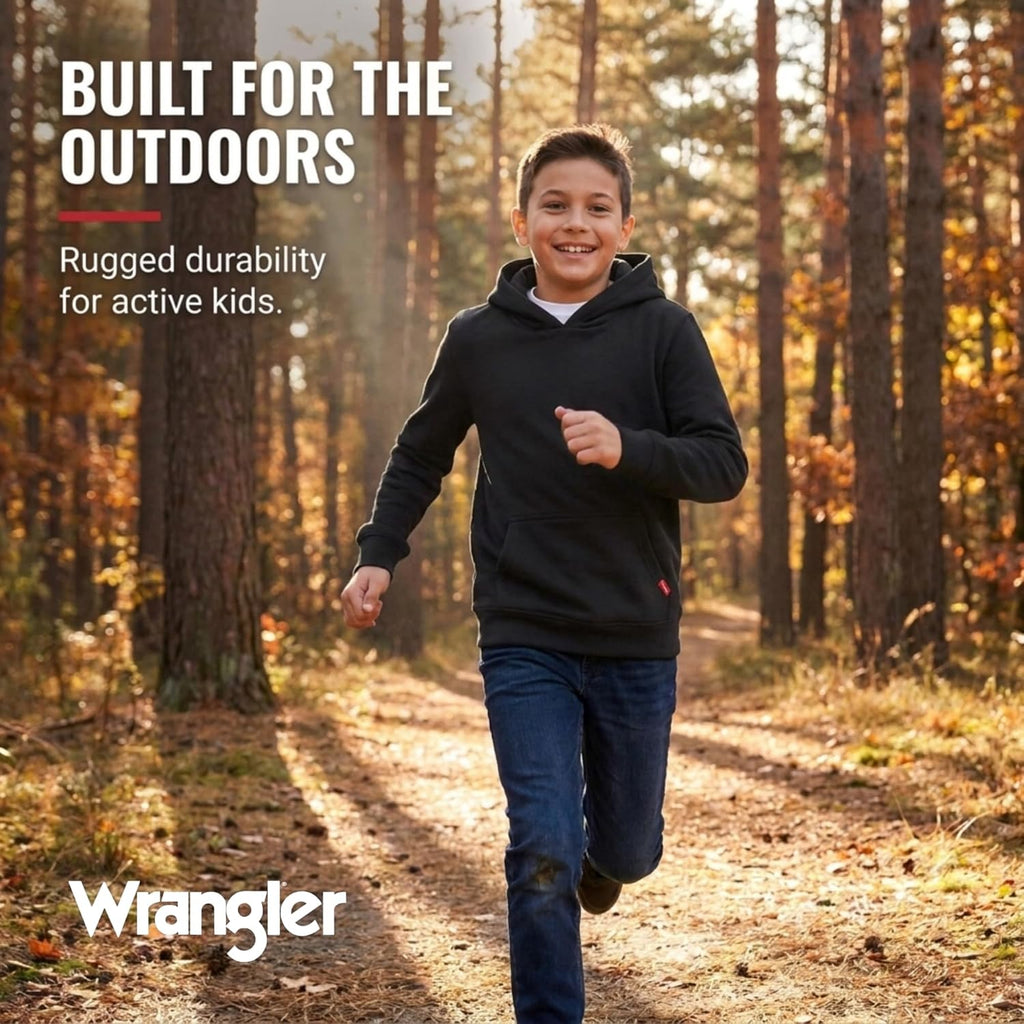 Boys Fleece Hoodie - Cotton Blend Hooded Pullover Sweatshirt