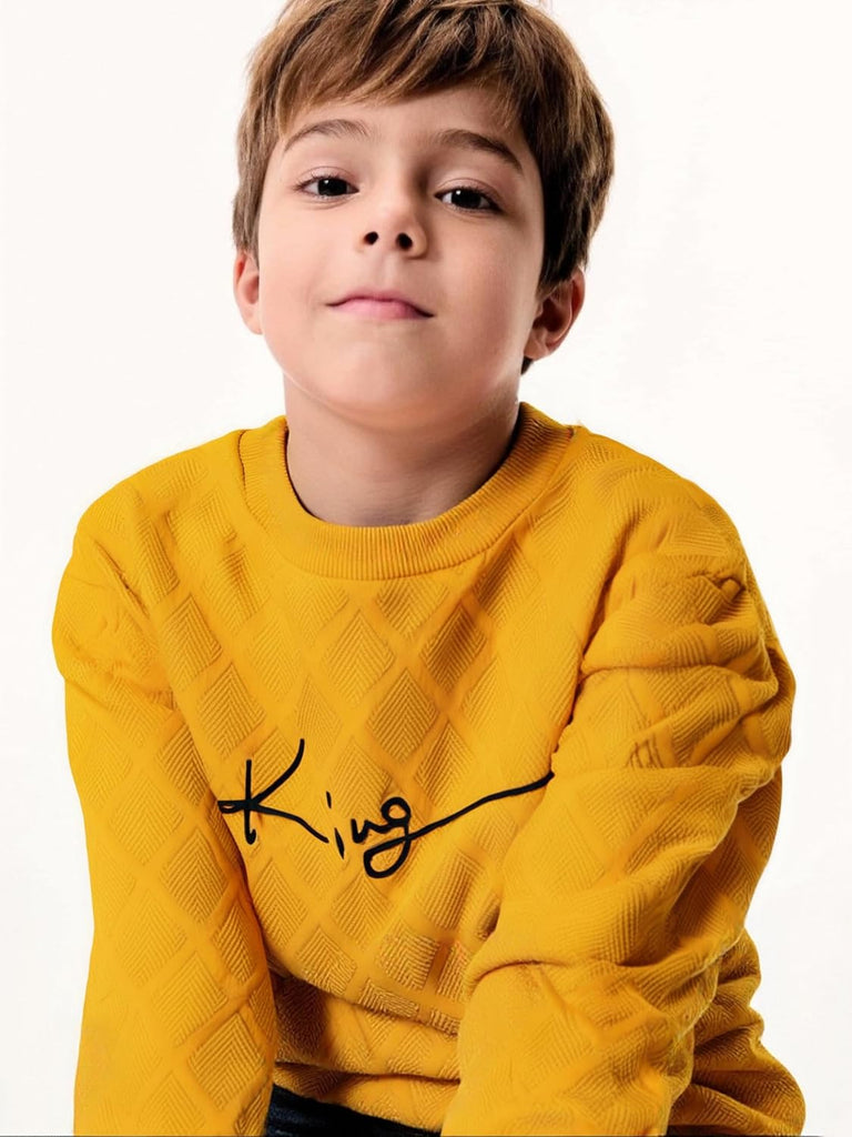 Toddler Boy Outfits Long Sleeve Pullover and Jean Pants Sets