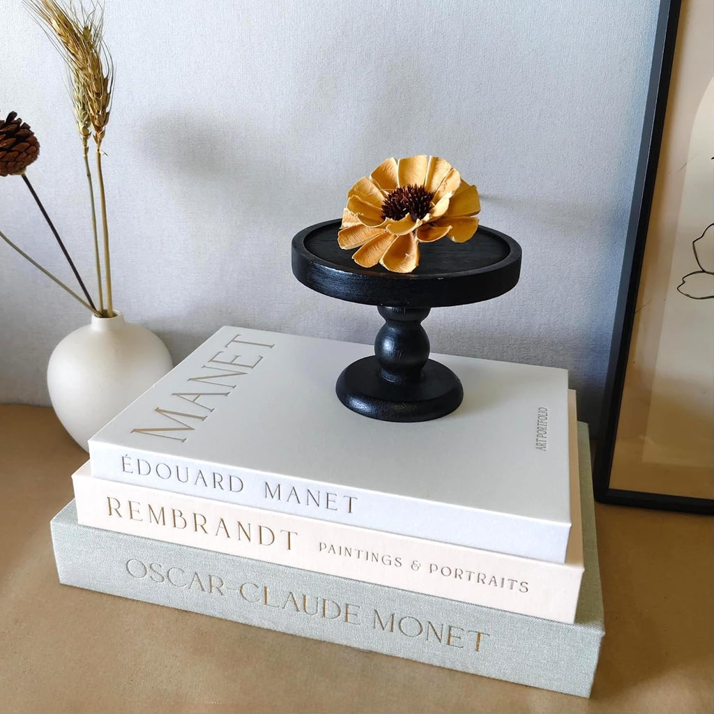 Decorative Books Decor - Set of 3 Fake Faux Books for Coffee Table Decor, Linen Fake Book for Decoration, Aesthetic