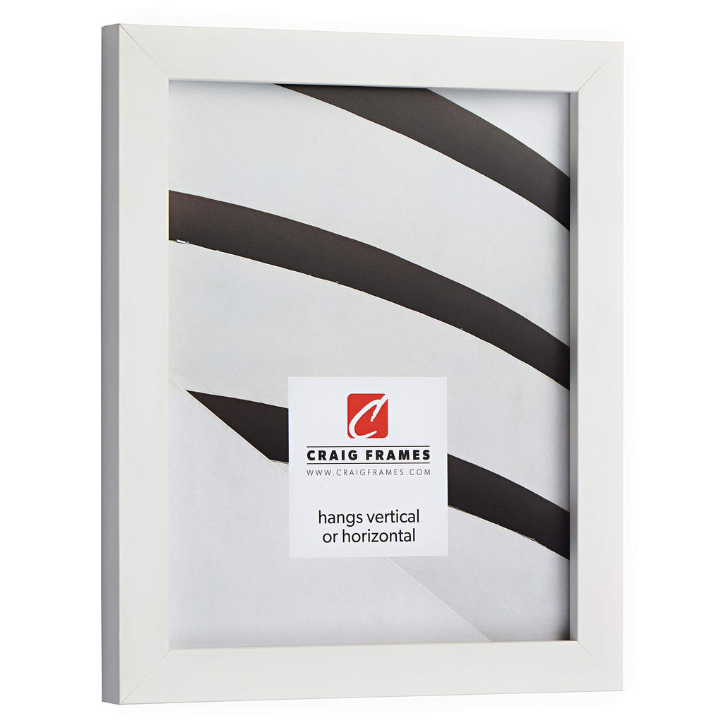 Frames Confetti, Modern White Picture Frame, 12 x 18 Inch