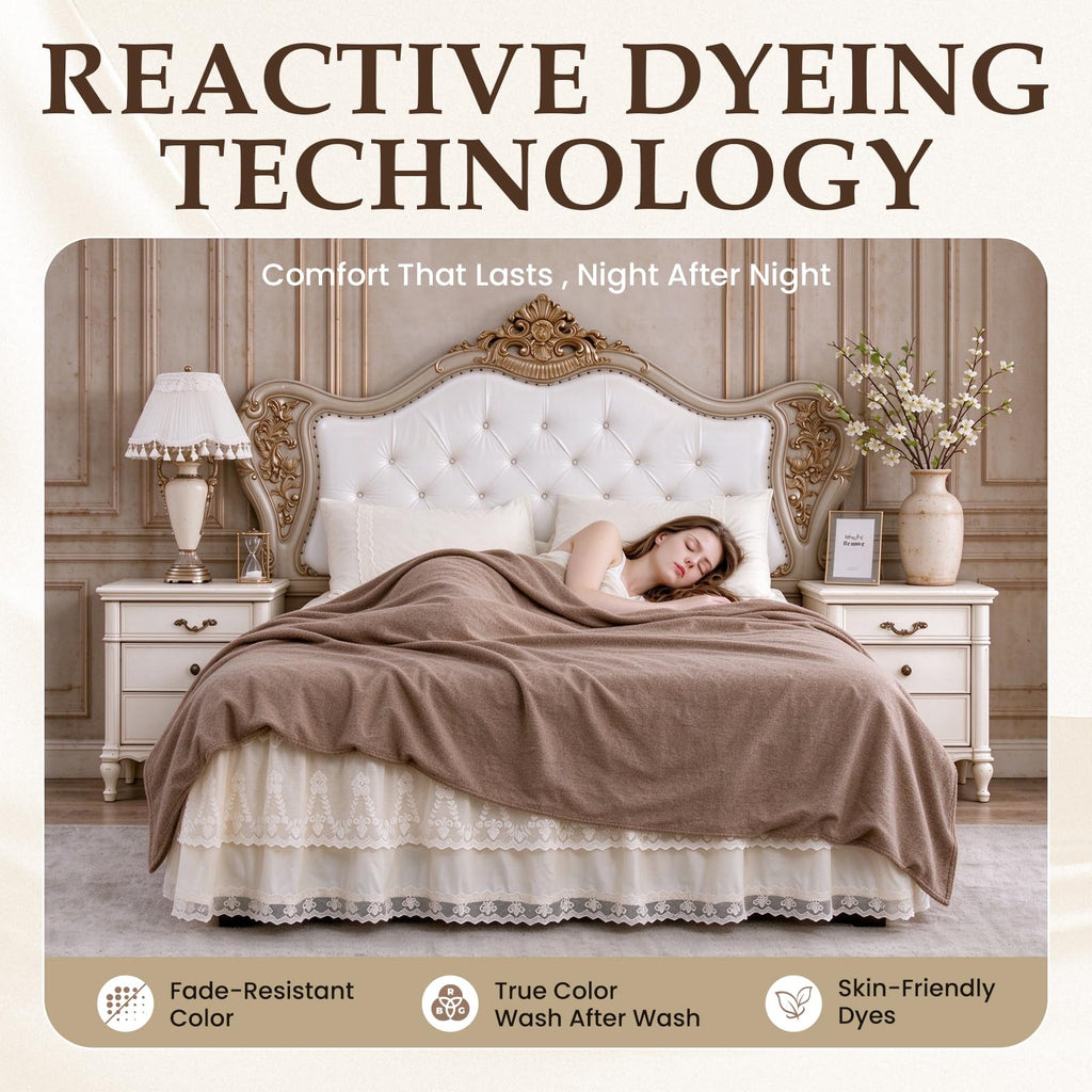 Double Layer Ruffled Lace Bed Skirt for Full Size Bed - 17 Inch Drop, Dust Ruffle Bedskirts, Wrinkle & Fade Resistant
