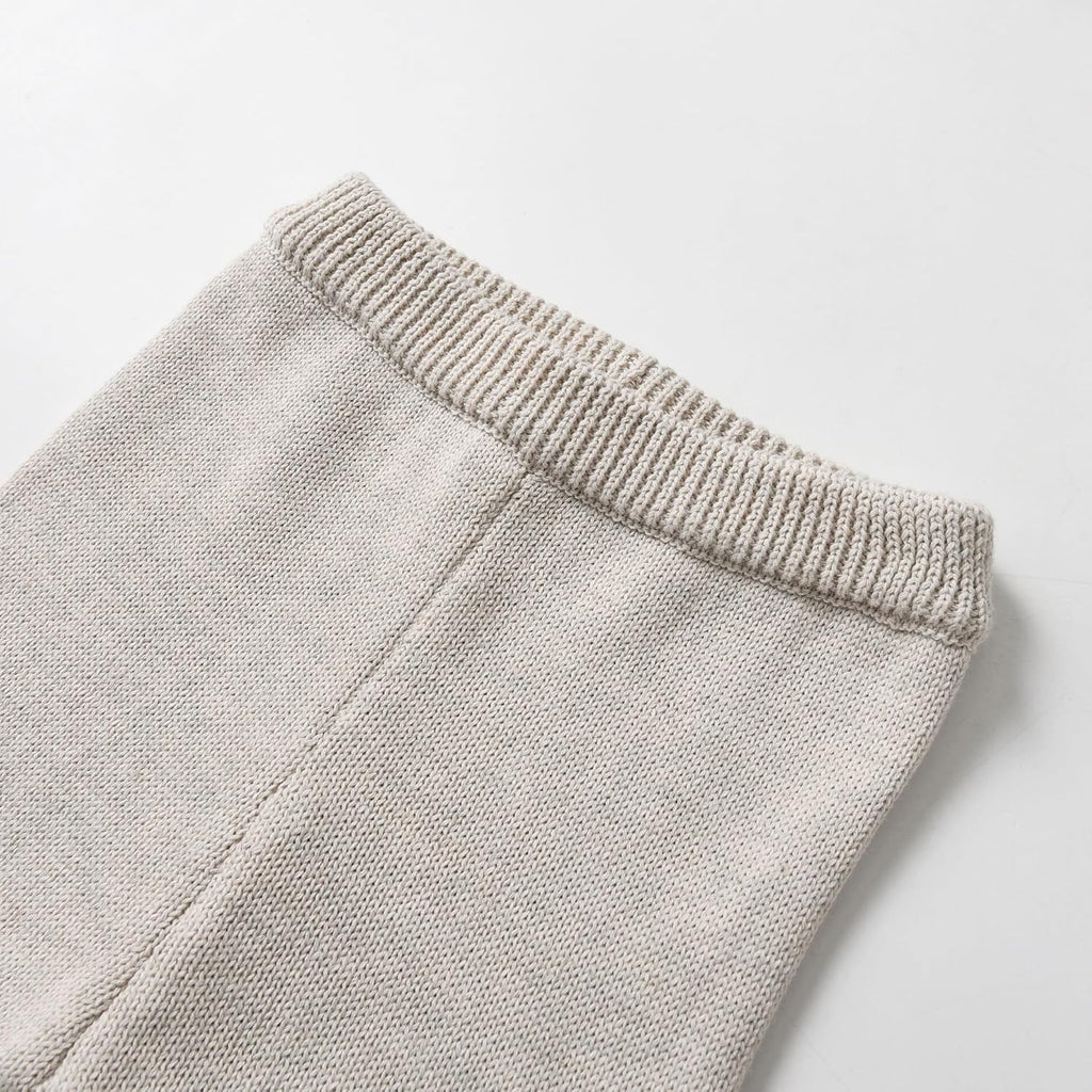 Infant Unisex 2pcs Knit Sweater Vest and Long Pants Set Tank Tops Pullover Knitwear Outfits