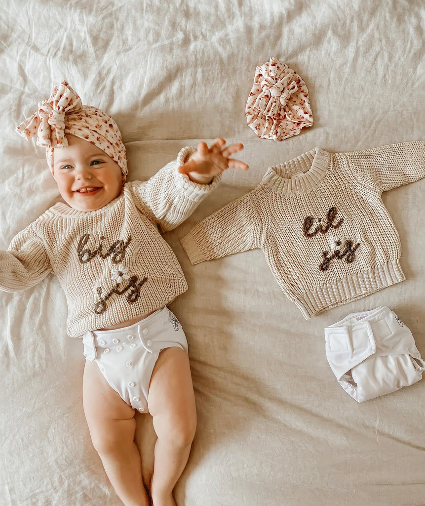 Big Sister Little Sister Matching Outfits Toddler Girl Sweater, BB