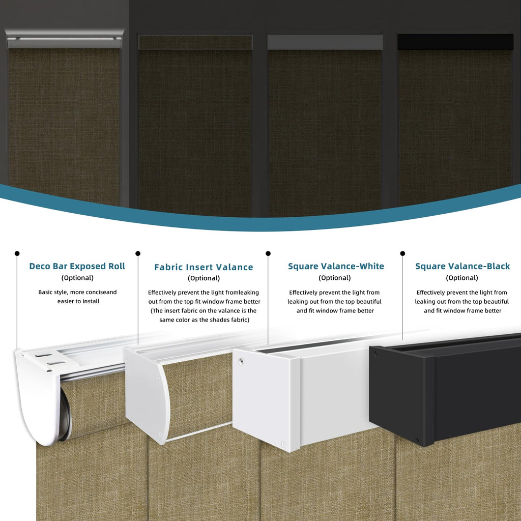 Motorized Roller Shades, 100% Blackout, Gentle Wheat