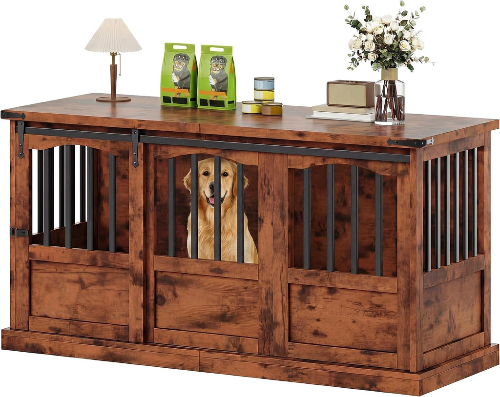 Dog Crate Furniture Heavy Duty Dog Kennel Furniture Brown