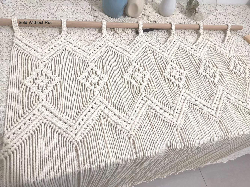 Macrame Curtains Macrame Valance Doorway Window Curtain Panels