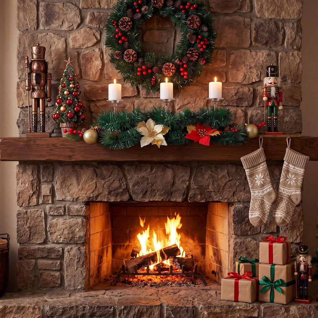 Christmas Table Centerpiece Kit, DIY Wine Glass Decor