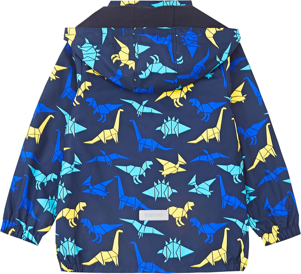 Boys Girls Soft lining Hooded Rain Jacket