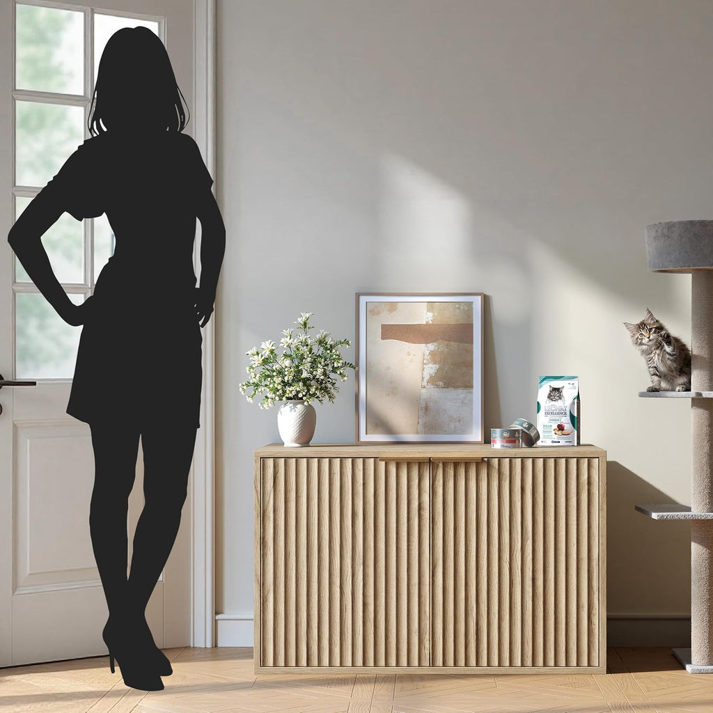 31.5" Cat Litter Box Enclosure Furniture