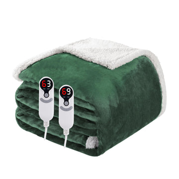 Electric Heated Blanket 84"x90", 9 Heat Settings 10-Hour Auto-Off
