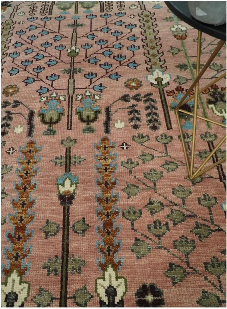 Area Rug Hand Knotted Oushak Rug