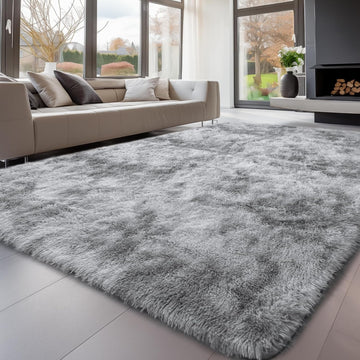 8x10 Area Rugs for Bedroom, Living Room Fluffy Rugs, Large Area Rug Shag Shaggy Carpet Soft Plush Furry Bedside Rug