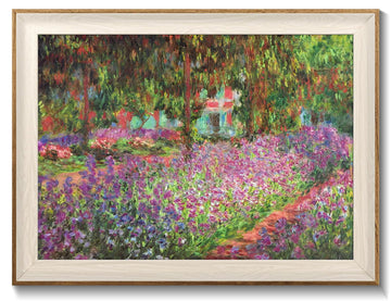 Framed Canvas Wall Art Decor, Vintage Claude Monet Wall Art Prints Aesthetic Room Decor Claude Monet Impressionist