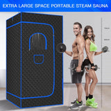 Portable Steam Sauna for Home, Full Body Sauna Box, Personal Sauna Steam Sauna Tent at Home Spa with 3L 1200W Steamer