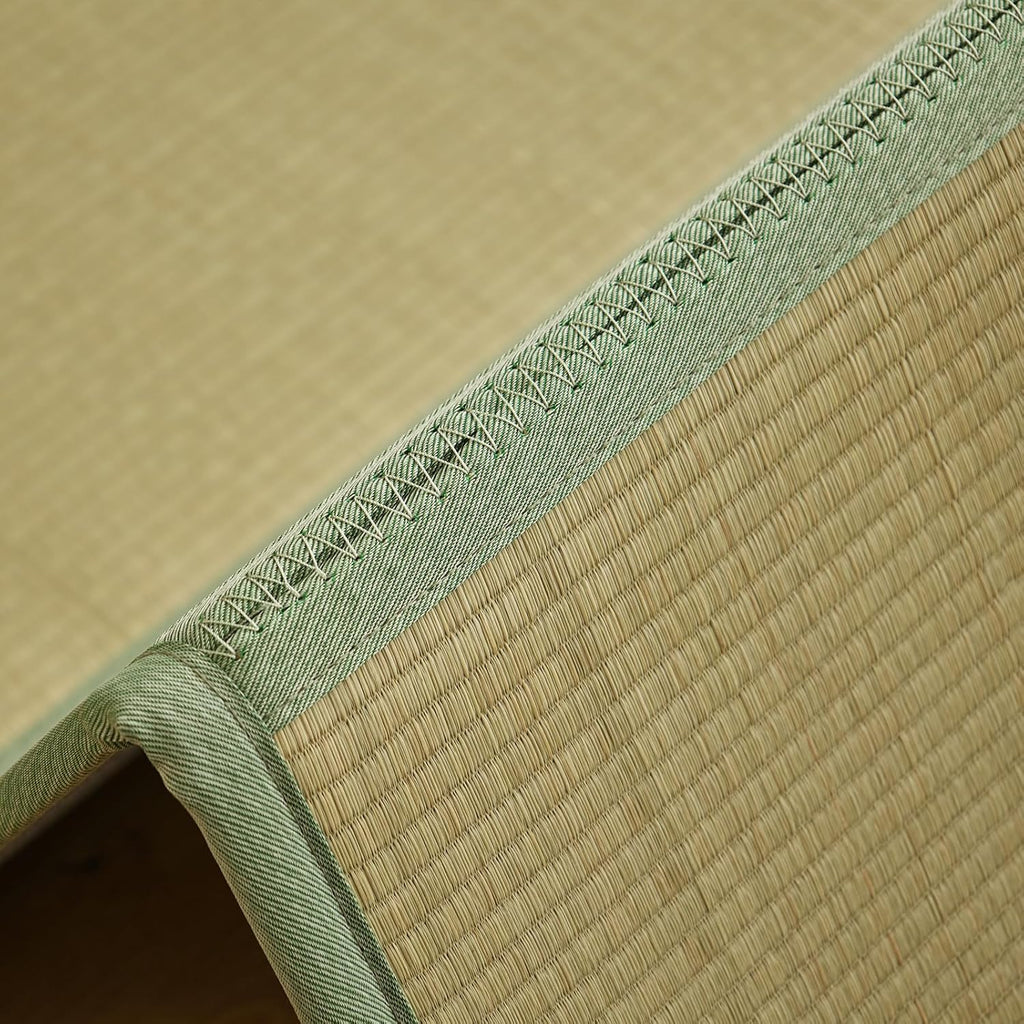 Natural Rush Grass Floor Tatami Mat, Twin, 79" x 39" x 0.5"