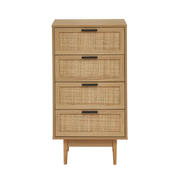 Chest of Drawers Amana canage Rattan 4 Drawers