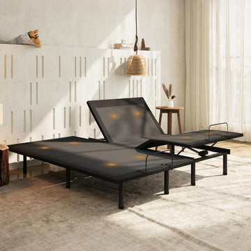 Split King Adjustable Bed Frame with Remote & Massage,Zero Gravity - Set of 2