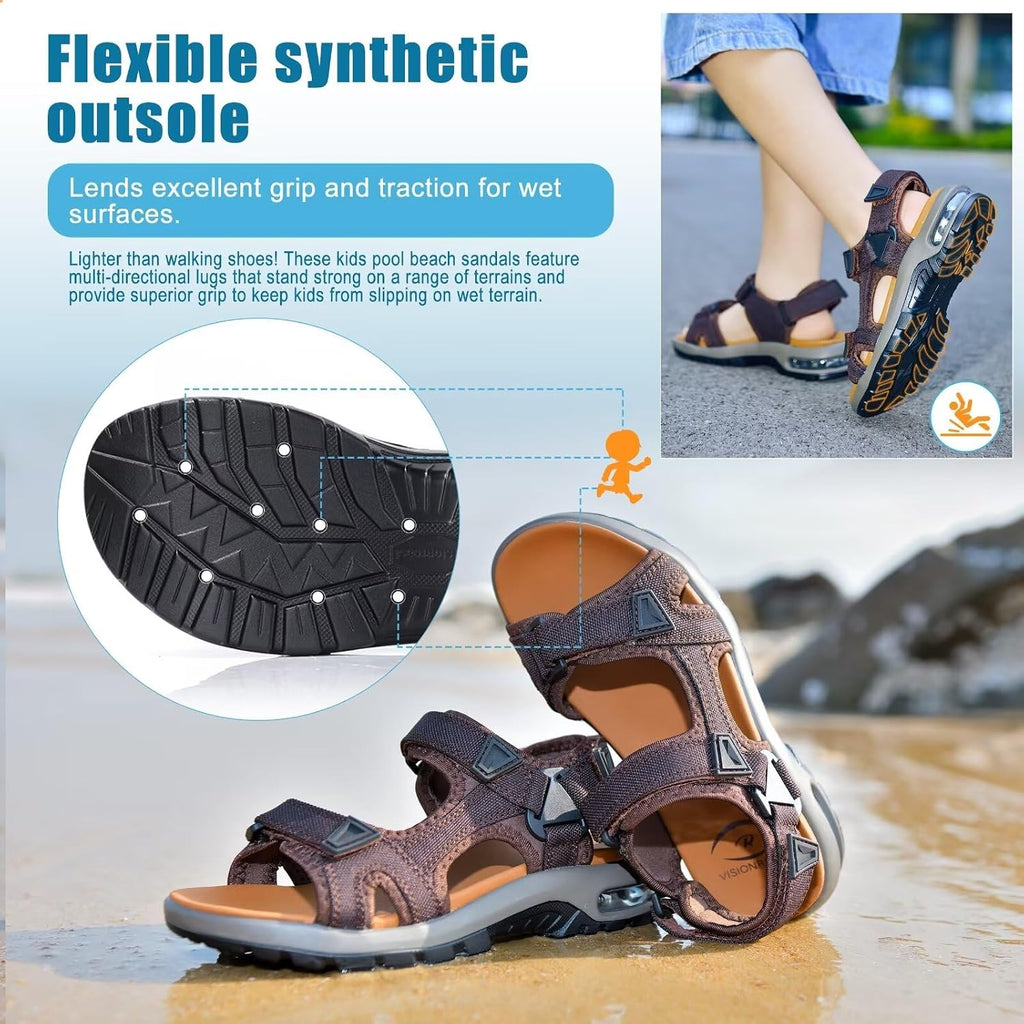Boys Sandals Camouflage Print Kids Fashion Sport Sandals Outdoor Sandal Athletic Casual Sandals Beach Shoes