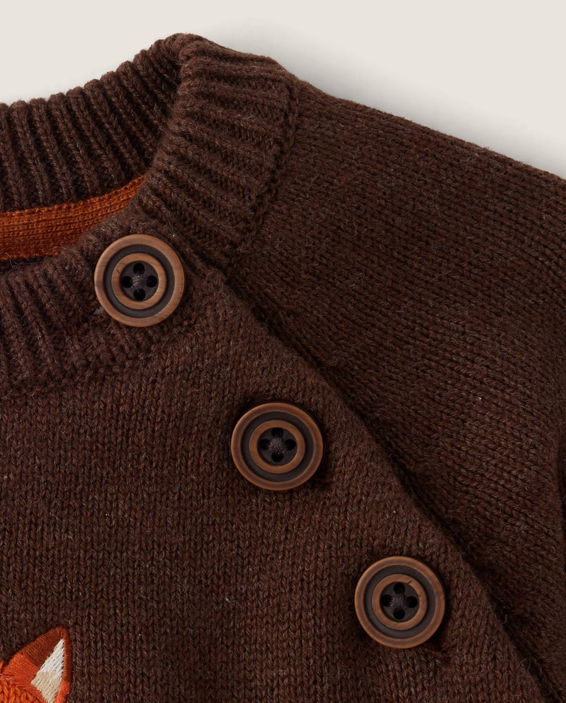 Boys,and Toddler Long Sleeve Crew Neck Sweater,Fox,10