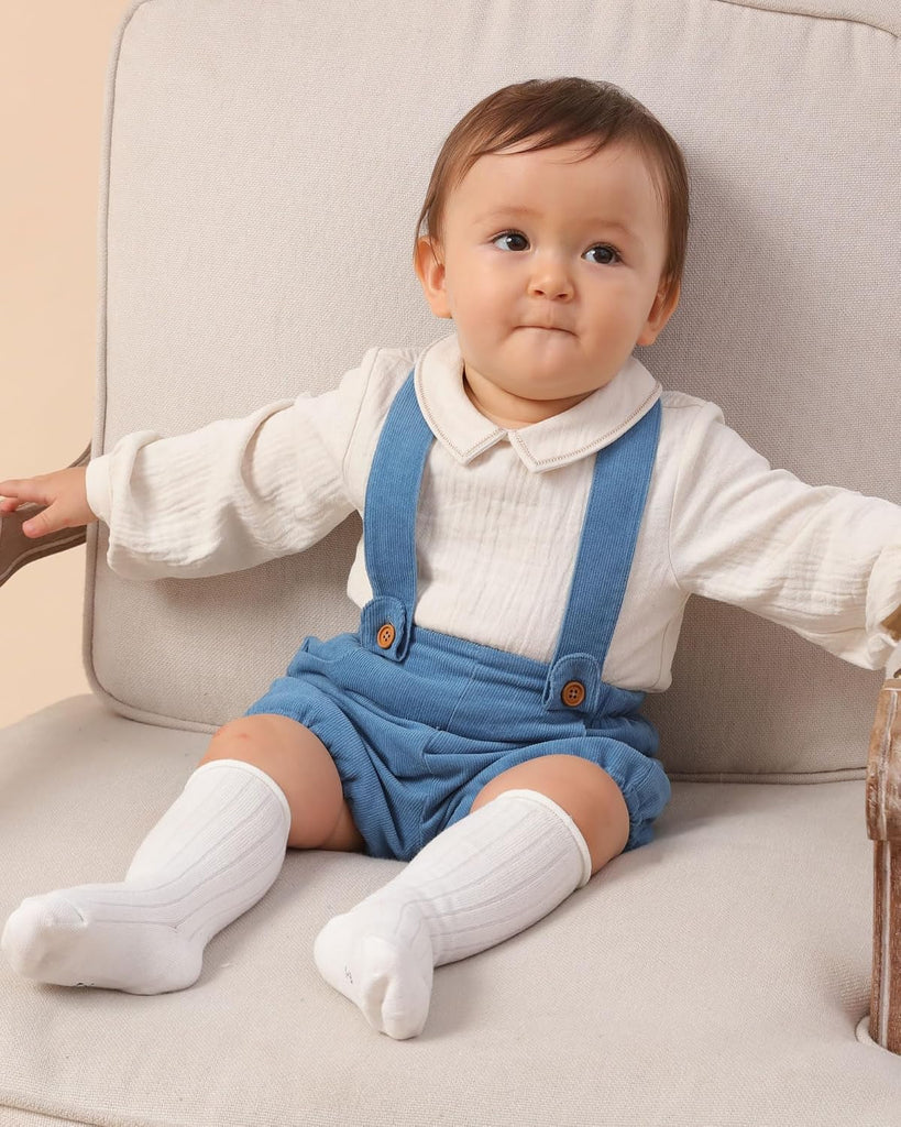 Toddler Kids Baby Boys' Piece outfit set for spring Long sleeved suit with embroidery clothes 1-6 Years