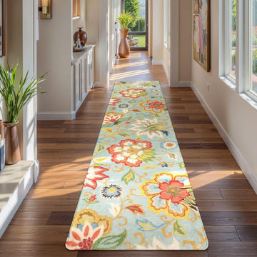 Floral Extra Long Runner Rugs