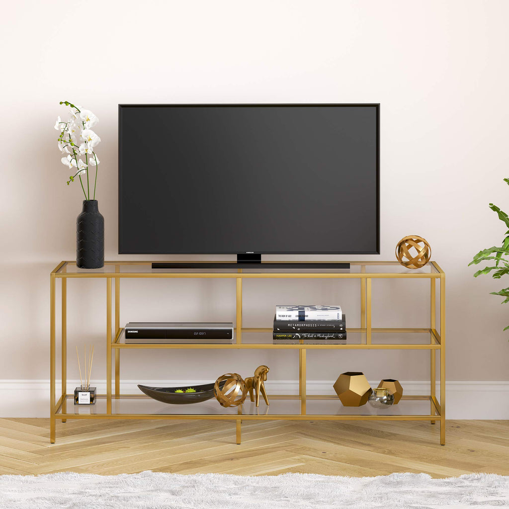 55" TV Stand for TVs up to 60", Gold
