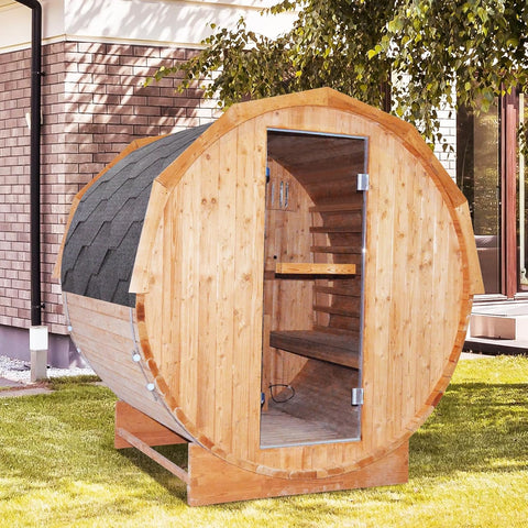Outdoor Traditional Sauna 4-5 Person Wooden Saunas