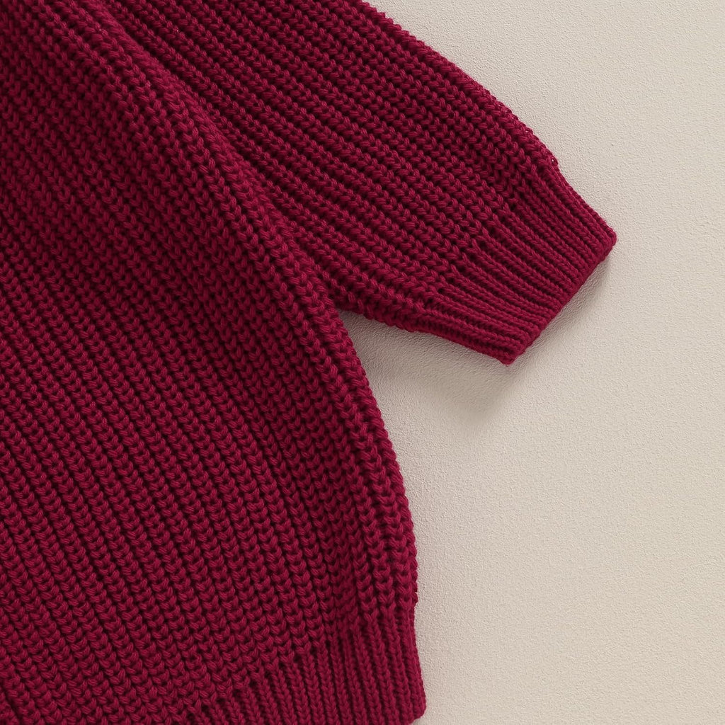 Baby Girl Boy Cute Long Sleeve Button Up Cardigan Toddler Knit Sweater Infant Fall Winter Clothes