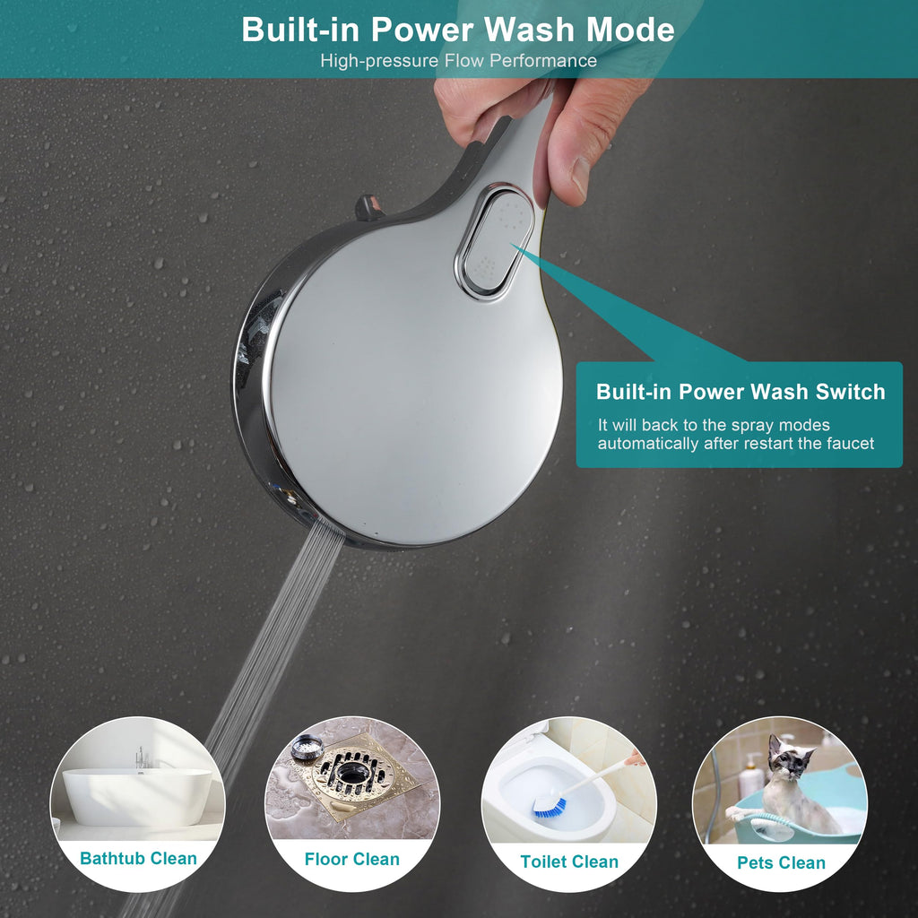 Handheld Shower Head with On Off Switch