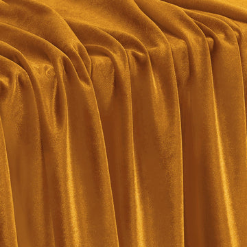 1 Yard Gold Stretch Velvet Fabric 60" Wide for DIY Crafts