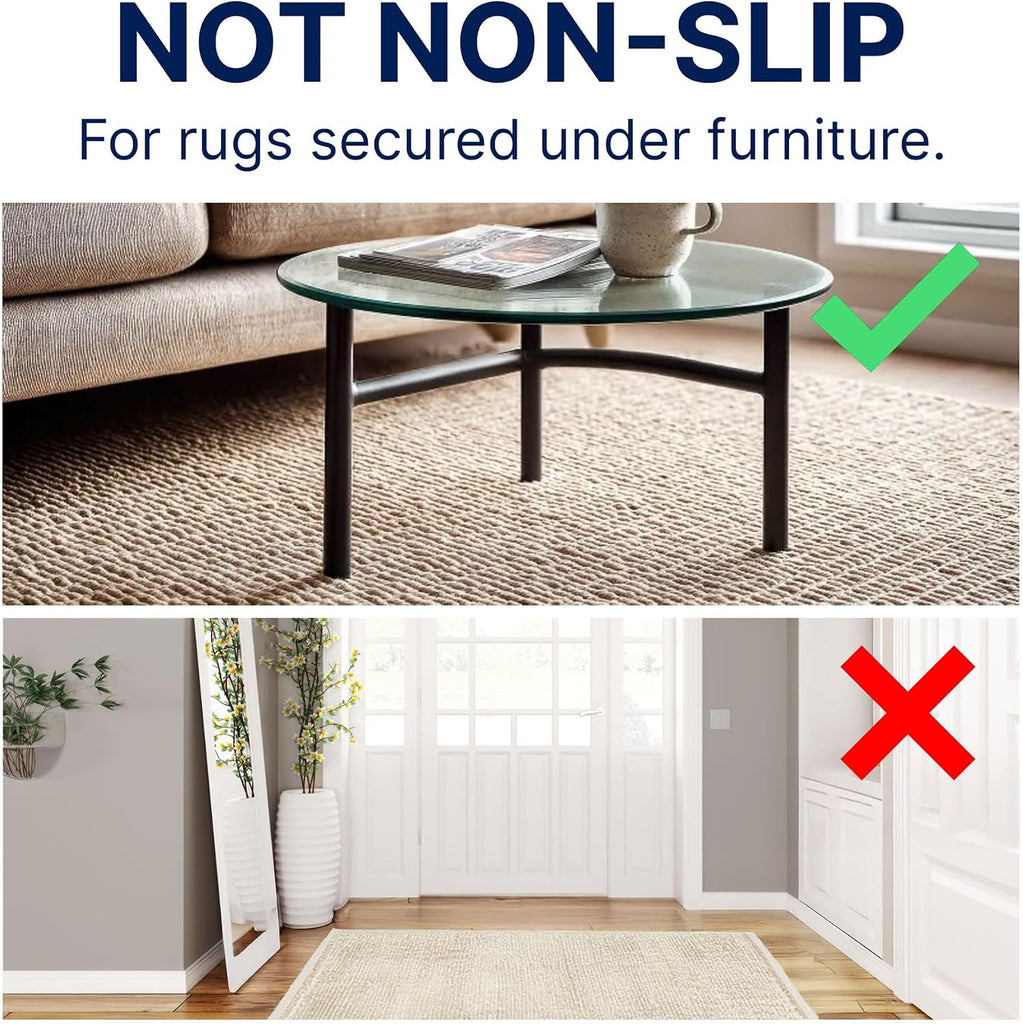 8'4" x 11'4", 100% Felt Rug Pad (1/4" Thick), Safe for All Floors, Low-VOC, Made in the USA, 2-Year Warranty
