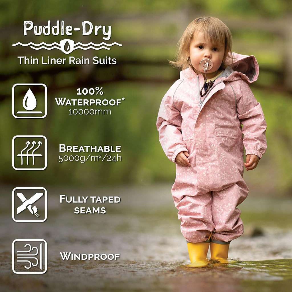Puddle-Dry Rain Play Suit for Toddlers