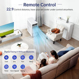 12000BTU Portable Air Conditioners with Remote, Floor Standing Cooling Portable AC Unit with Fan & Dehumidifier