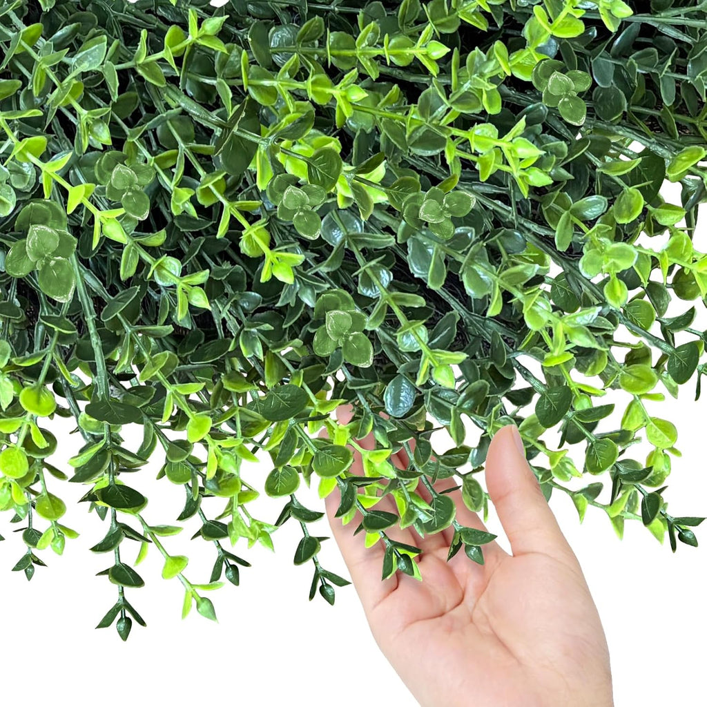 28In Large Boxwoods Door Wreaths for Front Door Spring Summer Outside All Season Green Year Round Artificial Greenery