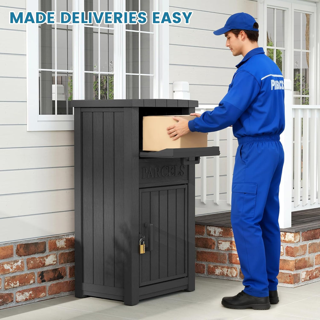 Package Delivery Box Theft Large Parcel Drop Box (60 Gallon)