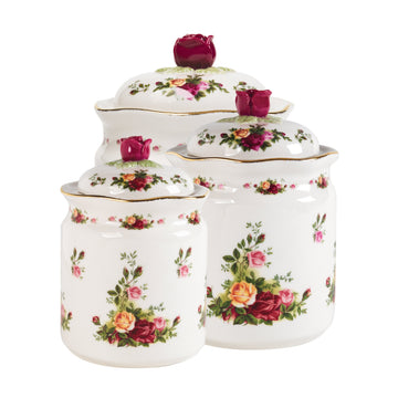 Old Country Roses Canister Set