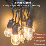 13' x 6.5' Wooden Grill Gazebo Metal Roof, Bulbs, Bar Counte - Image 6